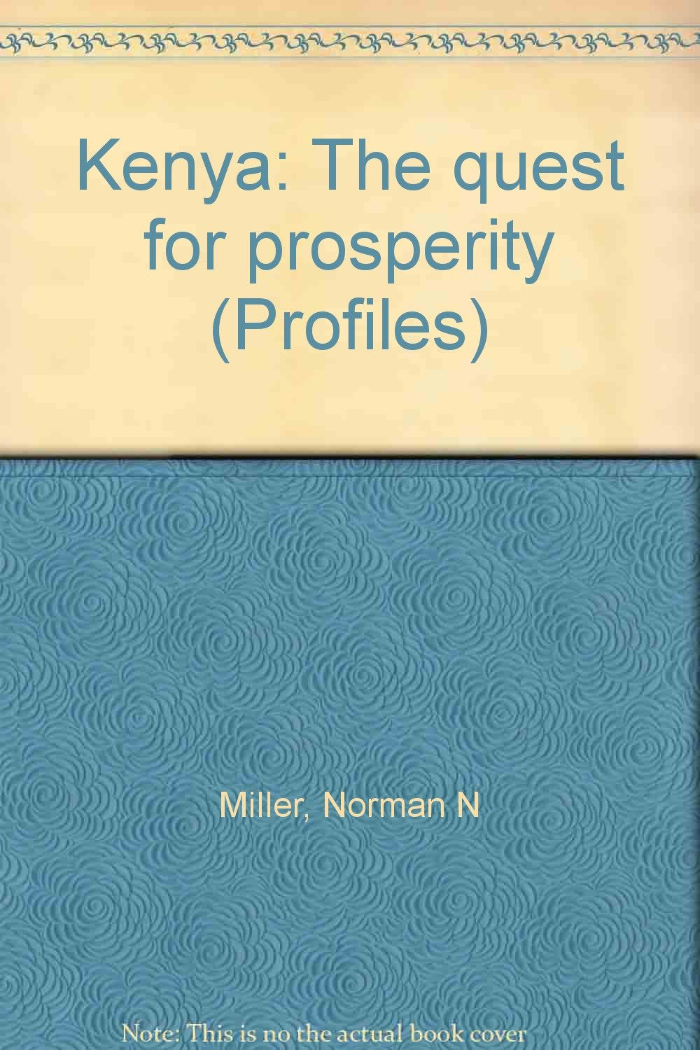 Product Image: Kenya: The Quest For Prosperity