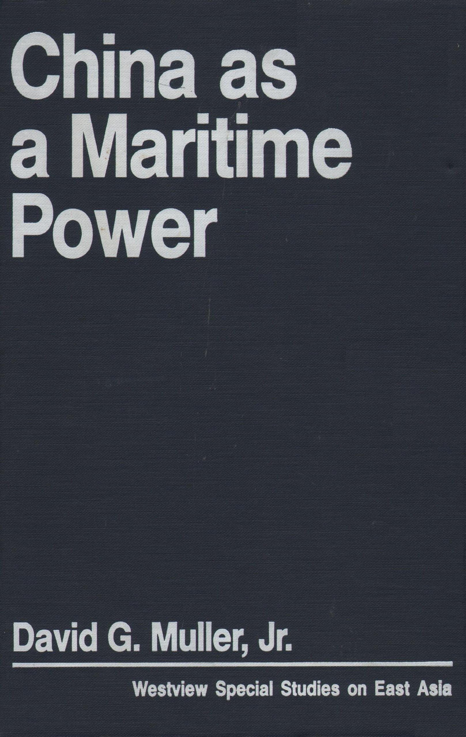 Product Image: China As A Maritime Power