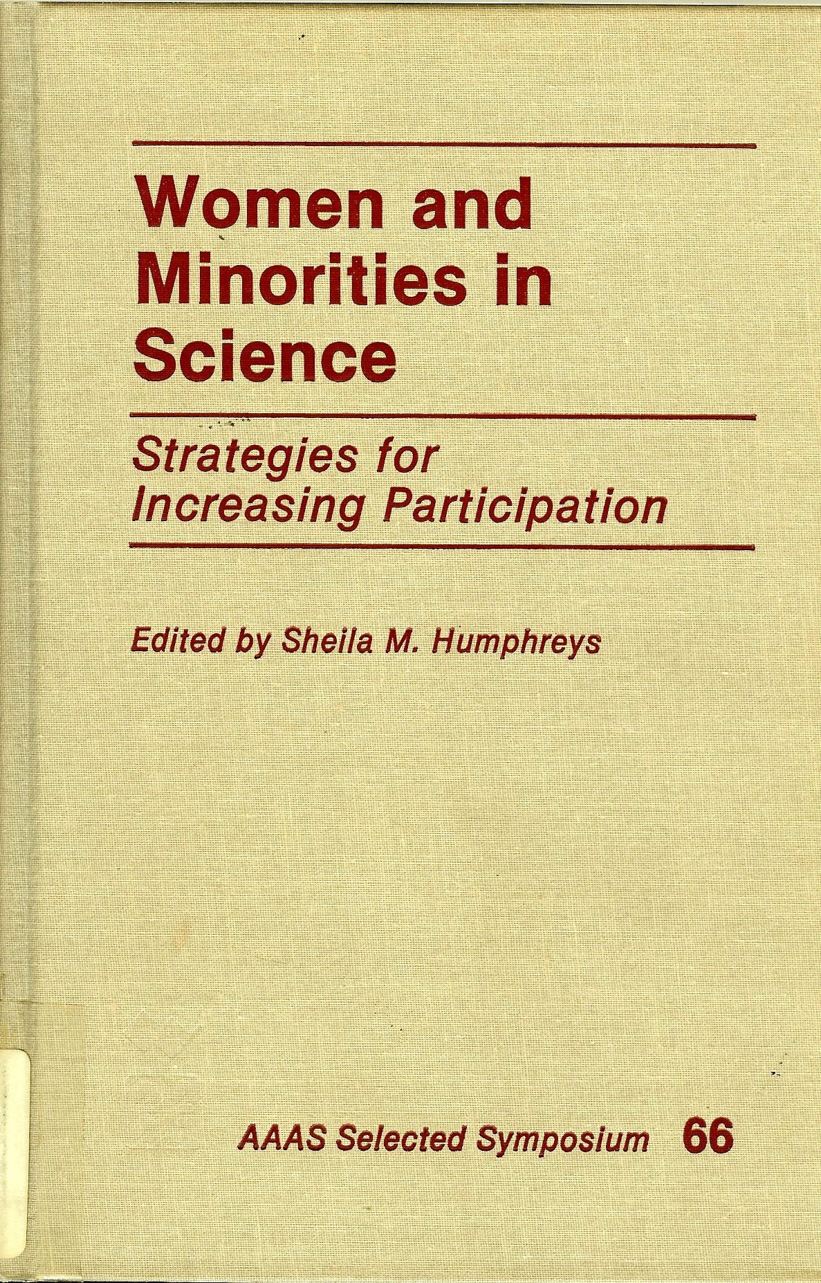Women And Minorities In Science: Strategies For Increasing Participation Social Sciences