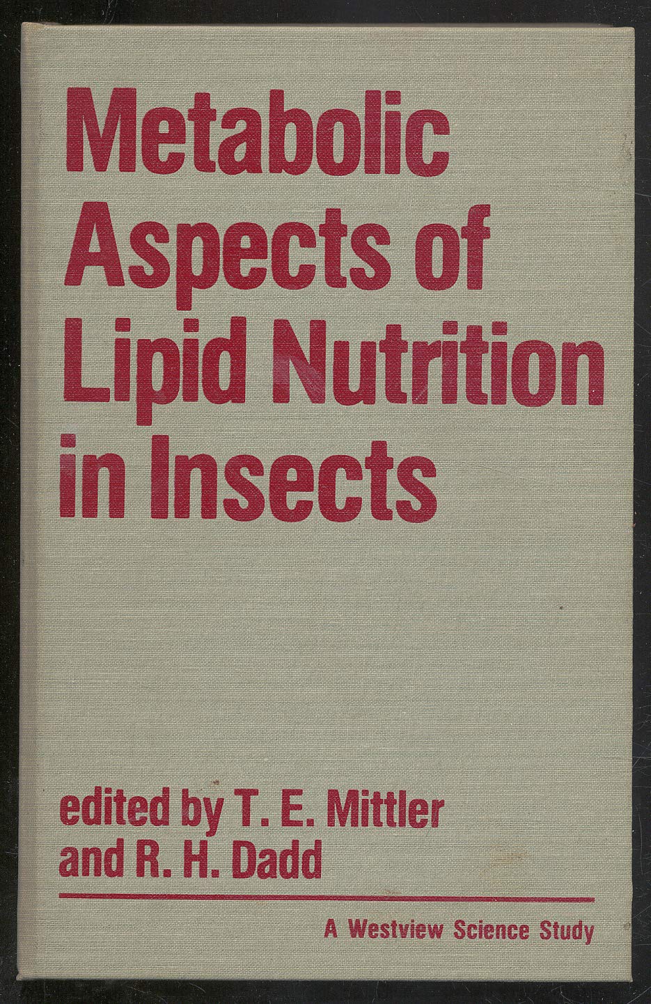 Metabolic Aspects Of Lipid Nutrition In Insects Mathematics