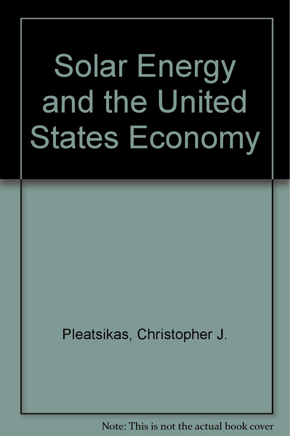 Solar Energy And The U.s. Economy Natural Sciences