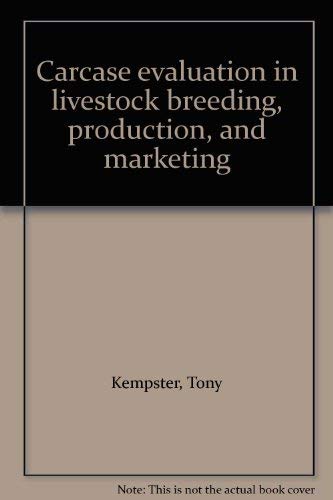 Carcase Evaluation In Livestock Breeding, Production And Marketing Business, Finance & Career