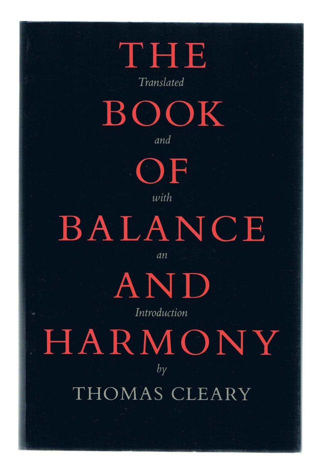 The Book of Balance and Harmony Religion & Esotericism