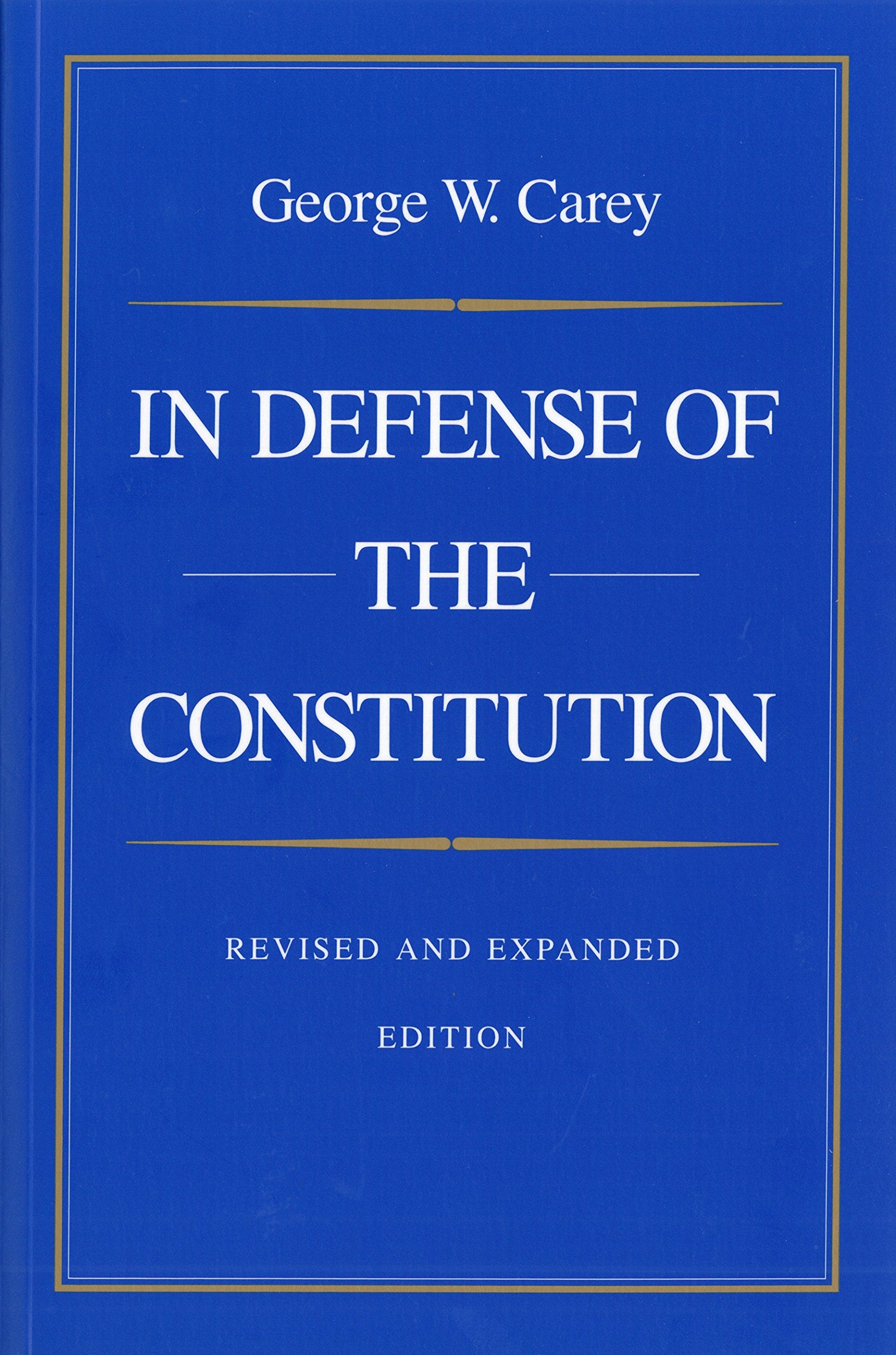 In Defense of the Constitution book