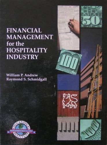 Financial Management for the Hospitality Industry Business, Finance & Career