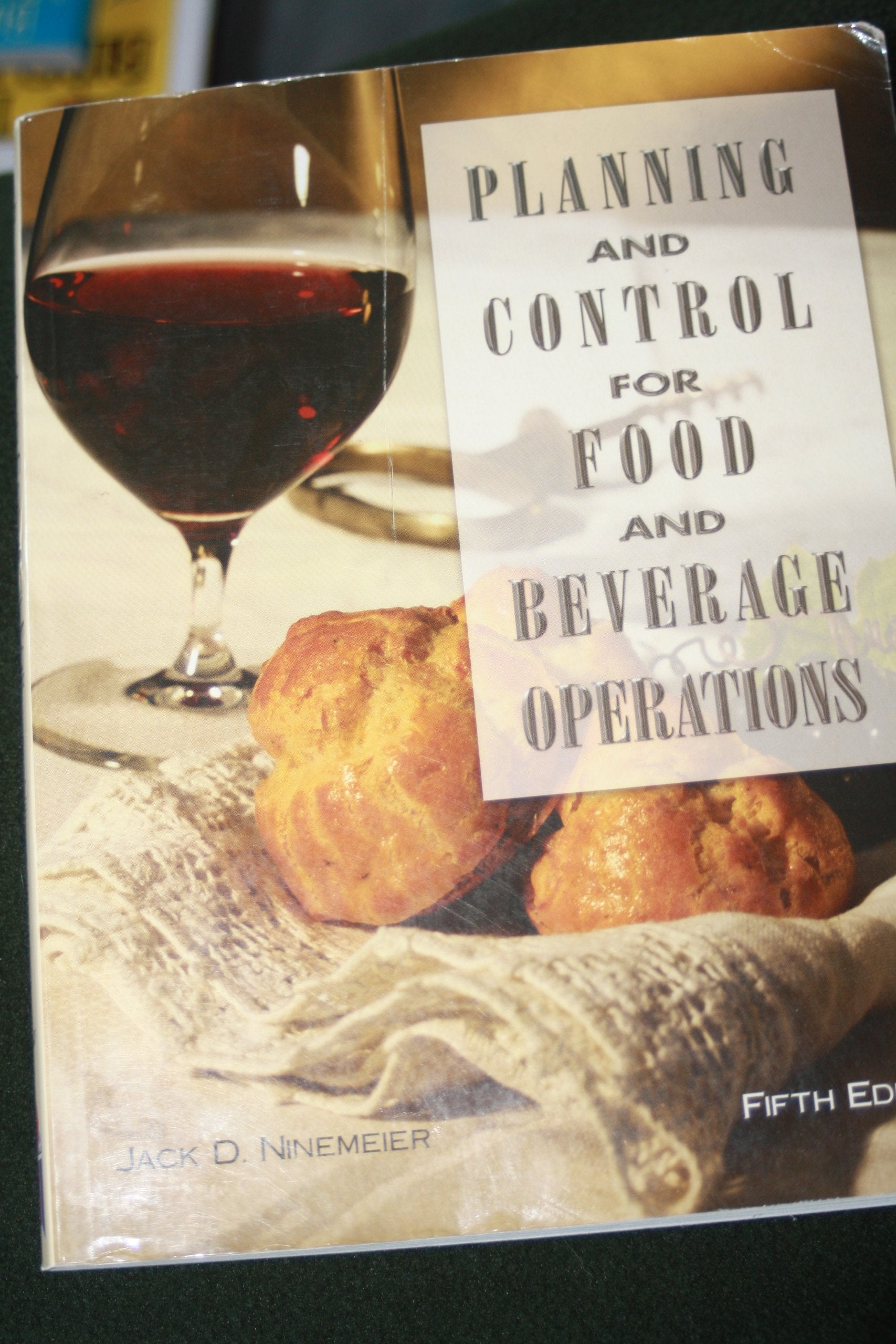 Planning and Control for Food and Beverage Operations book
