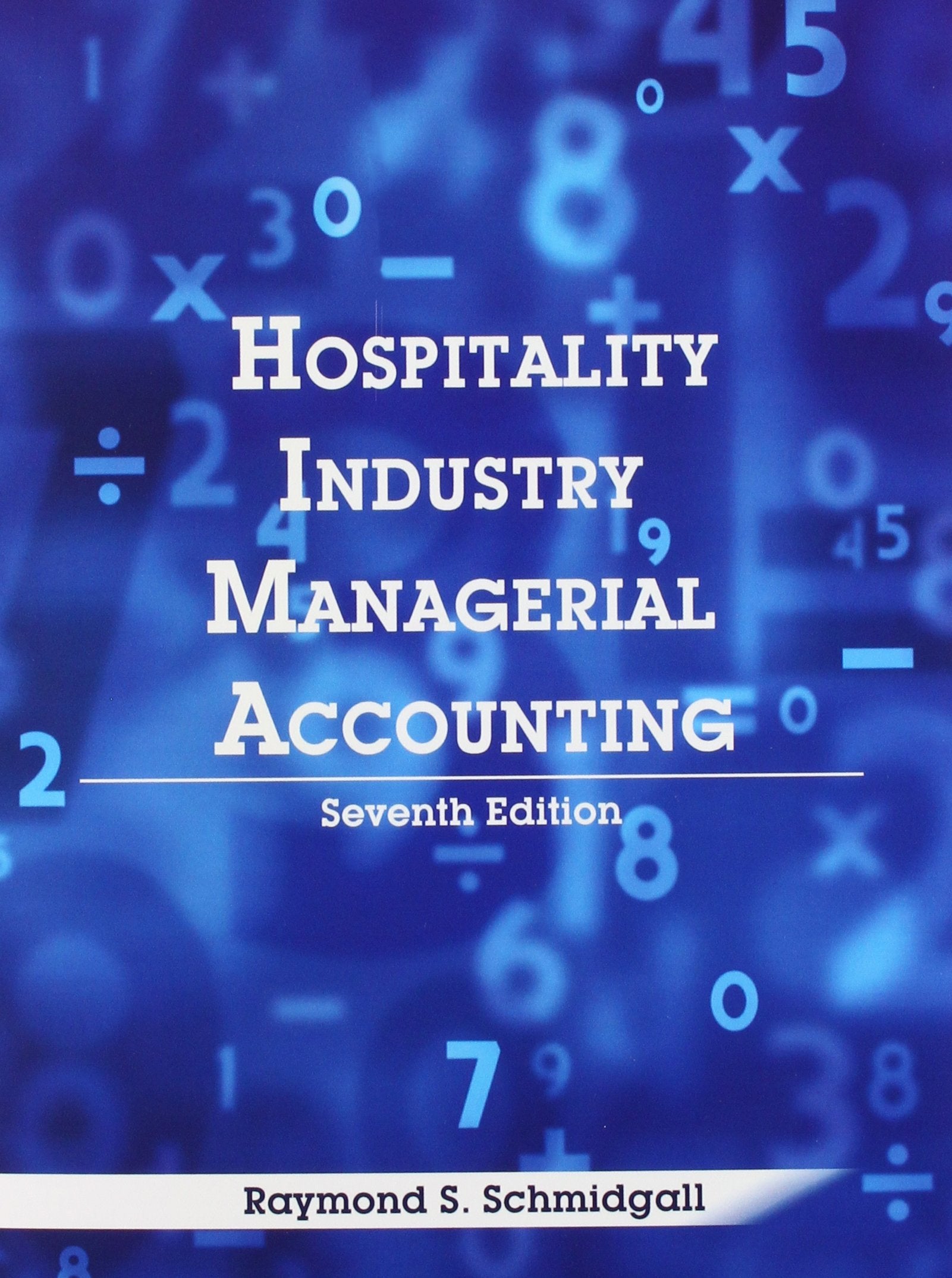 Hospitality Industry Managerial Accounting book