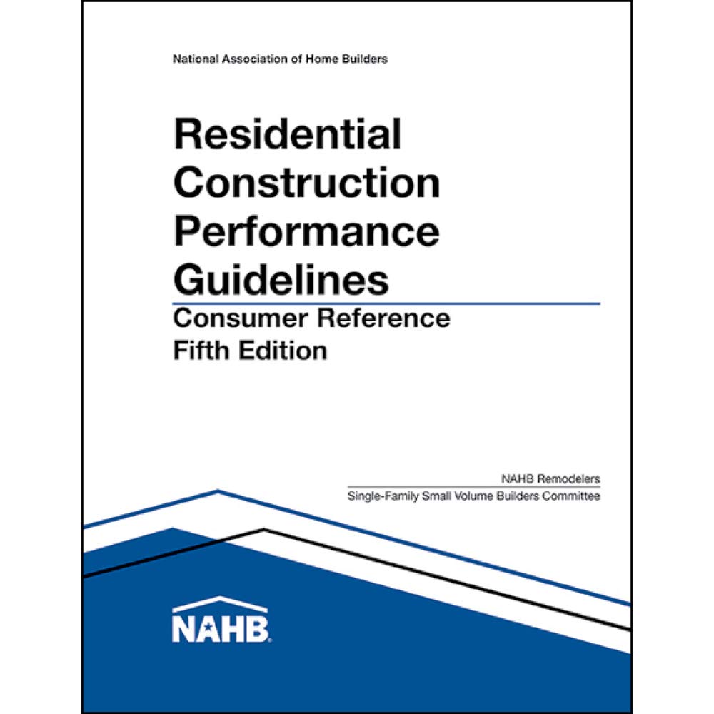 Residential Construction Performance Guidelines, Consumer Reference (Pack of 10) Social Sciences