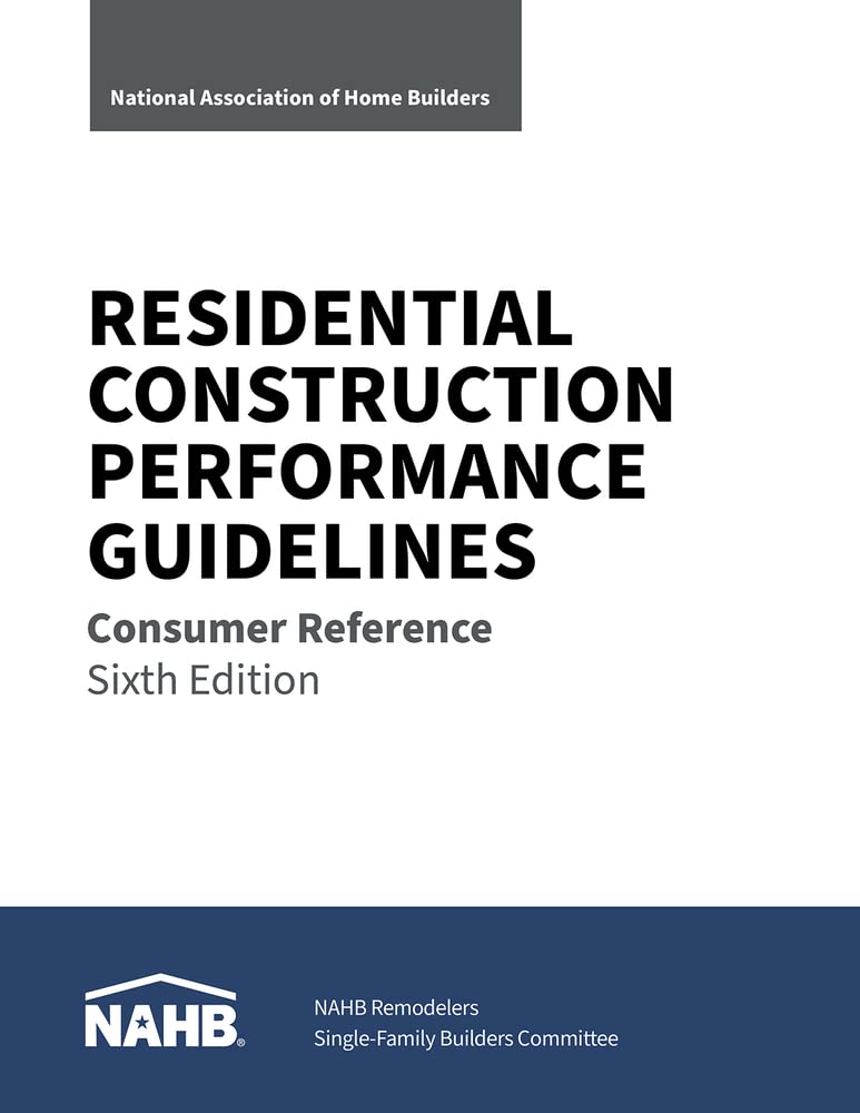 Residential Construction Performance Guidelines, Consumer Reference, Sixth Edition (Pack of 10) Hobbies & Crafts