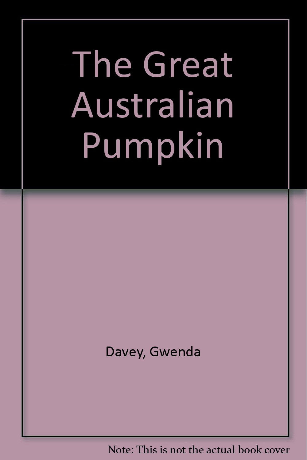 The Great Australian Pumpkin book