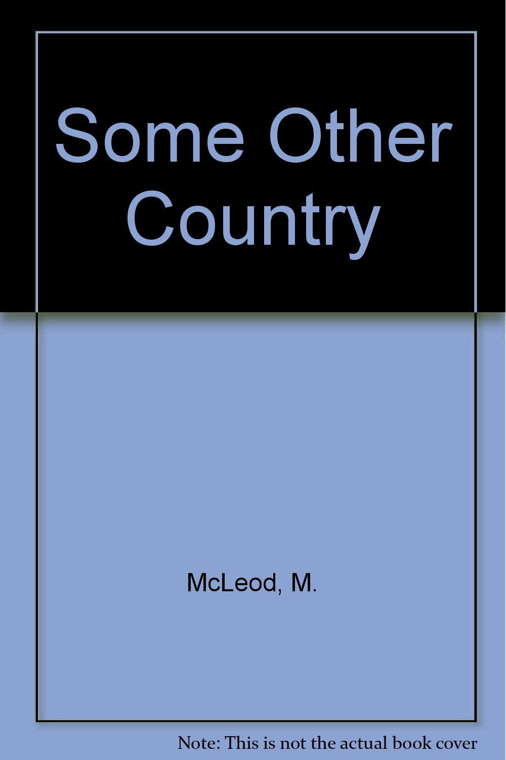 Some Other Country: New Zealand's Best Short Stories Contemporary literature