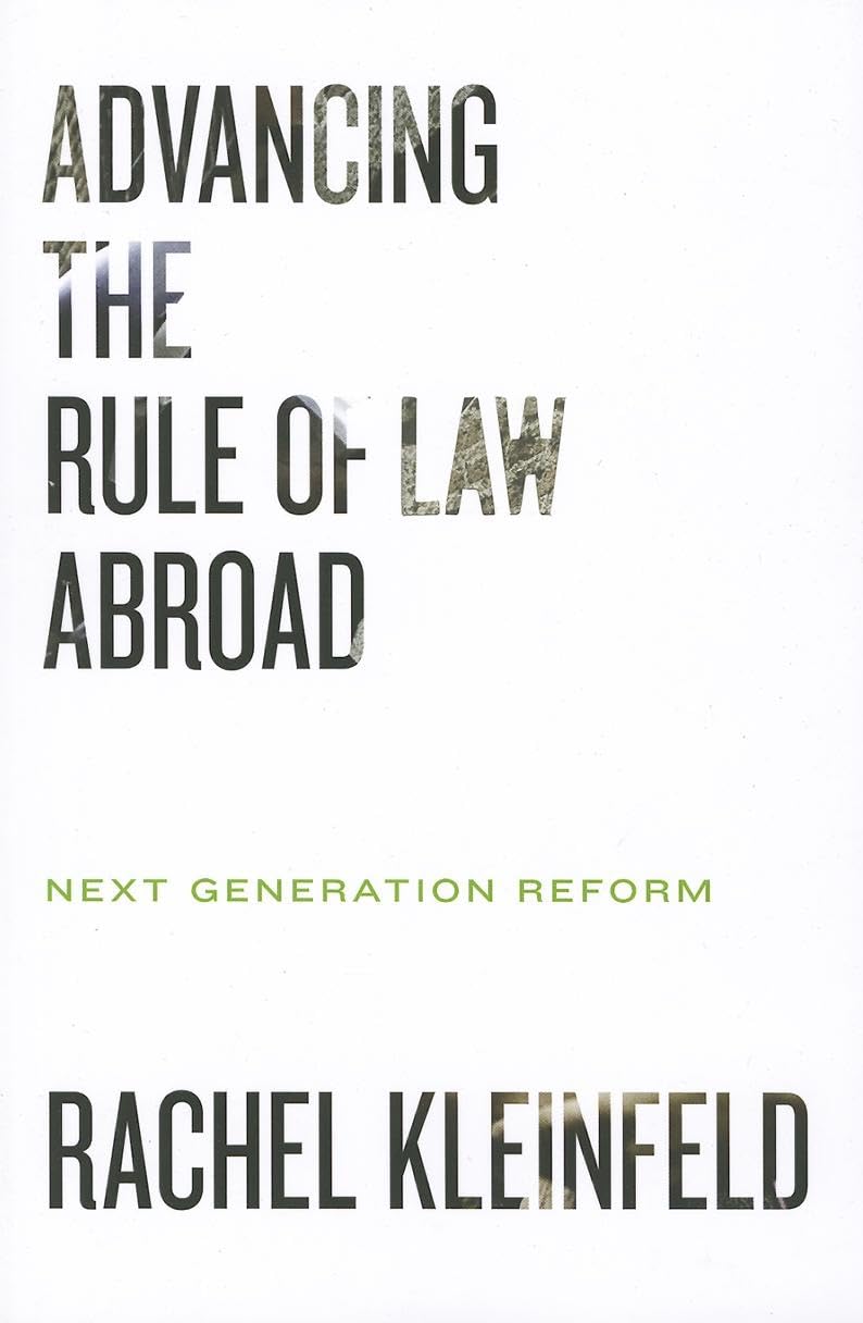Advancing the Rule of Law Abroad Law