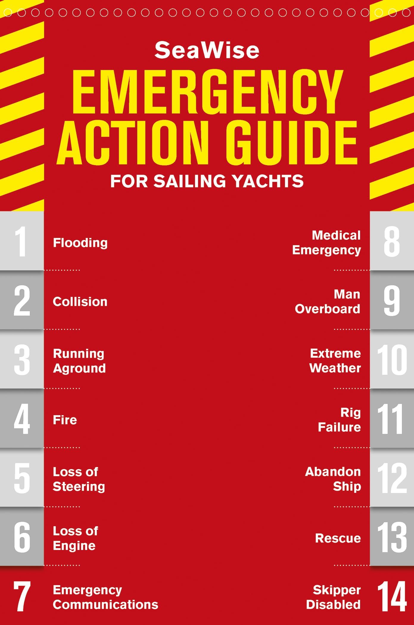 Seawise Emergency Action Guide and Safety Checklists for Sailing Yachts Leisure & Fun