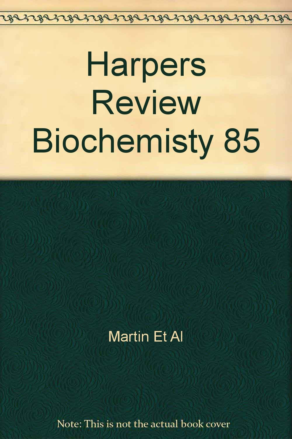 Harpers Review Biochemisty 85 book