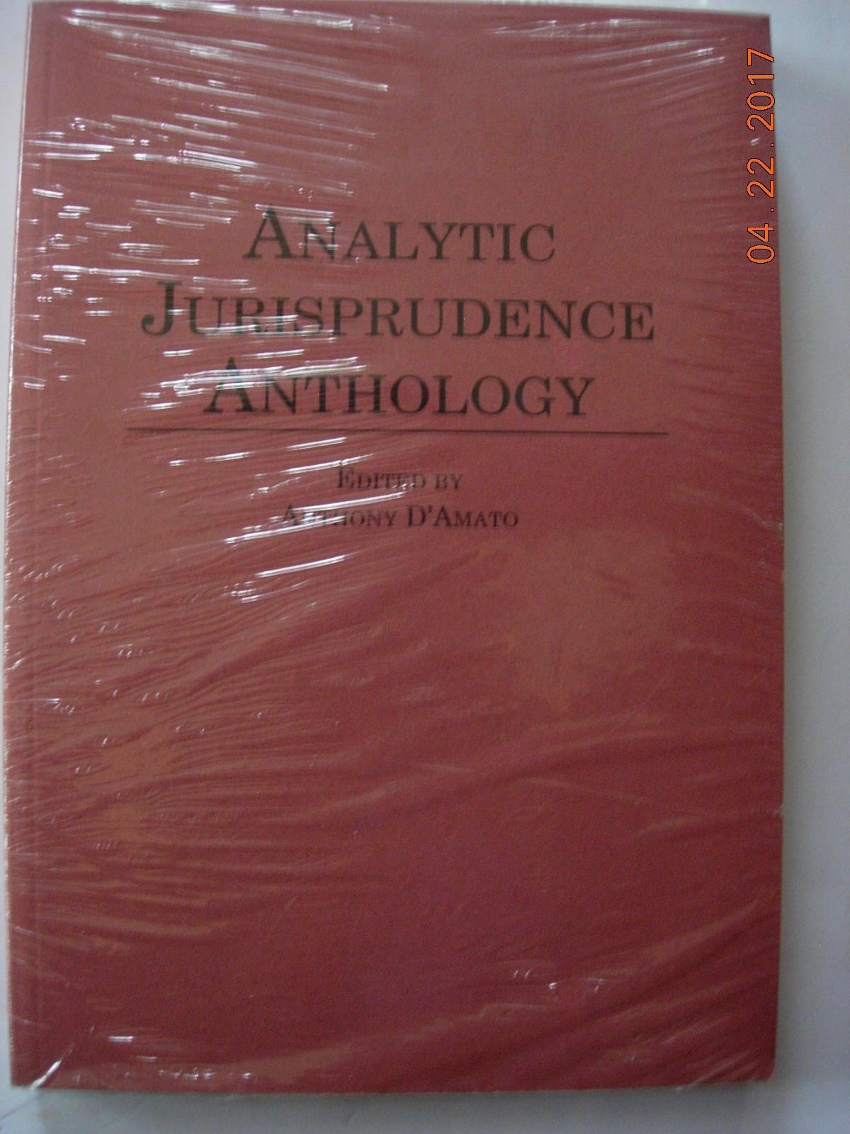 Analytic Jurisprudence Anthology book