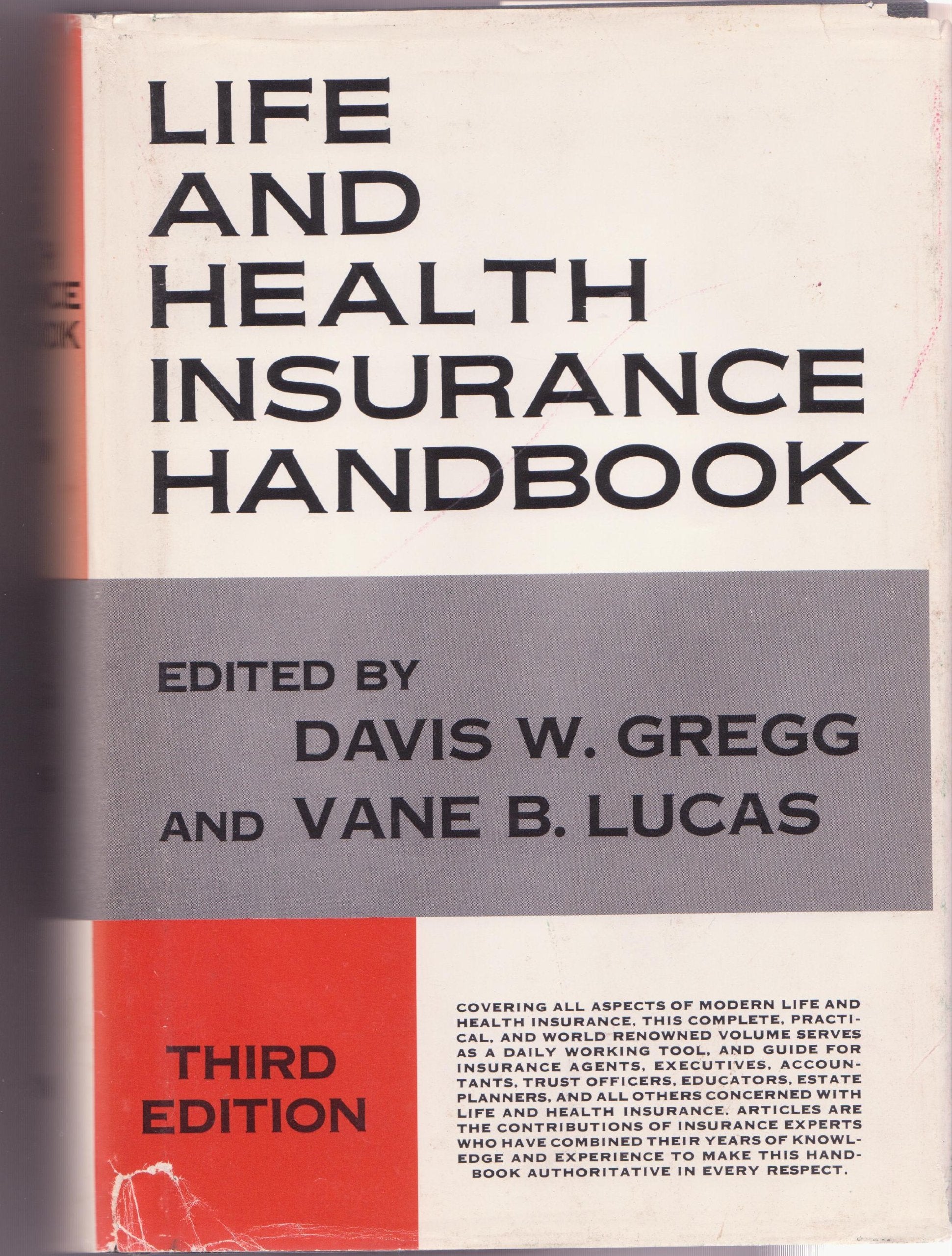 Life and Health Insurance Handbook Business & Technology
