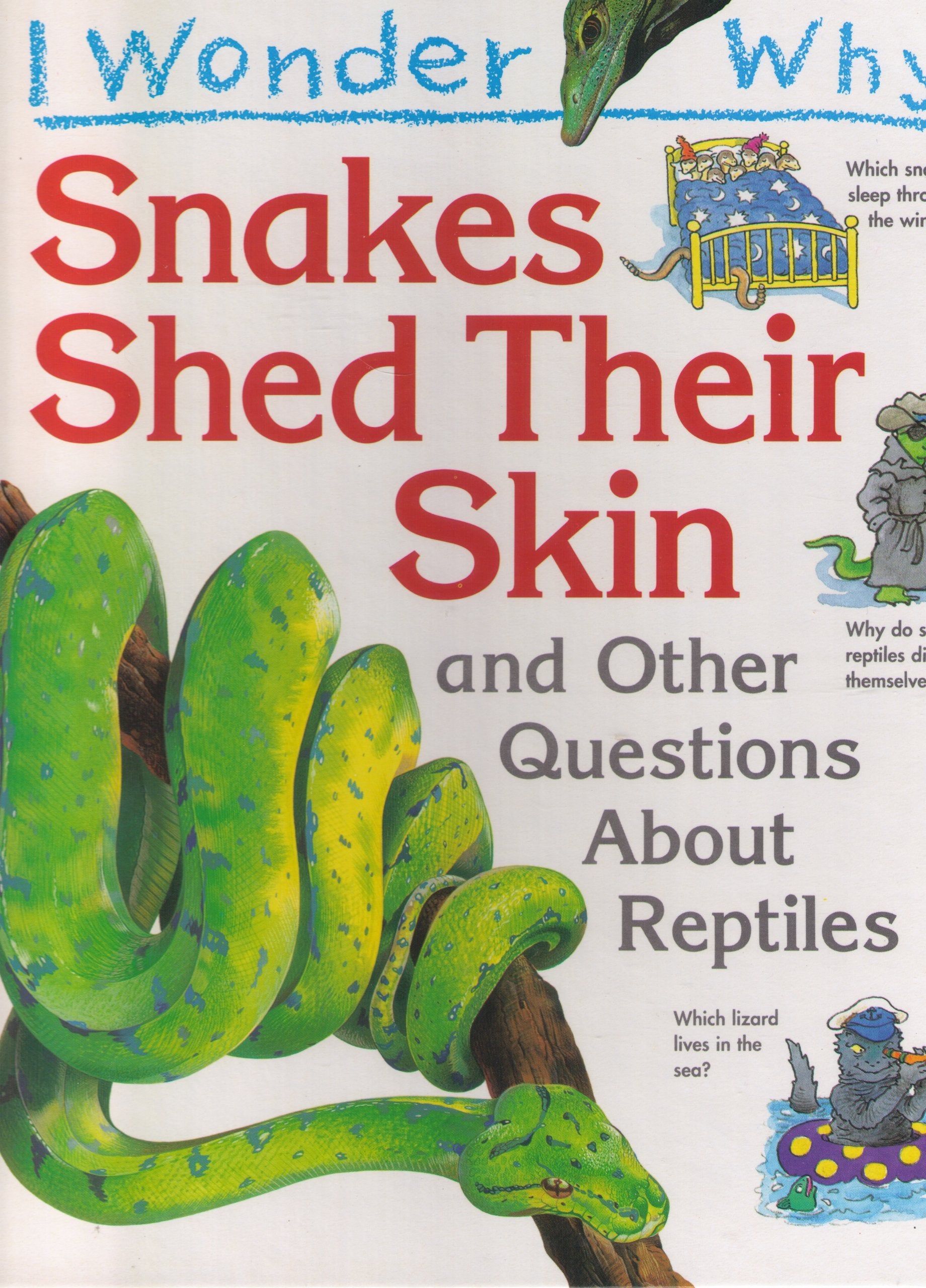 I Wonder Why Snakes Shed Thier Skin and Other Questions About Reptiles Books