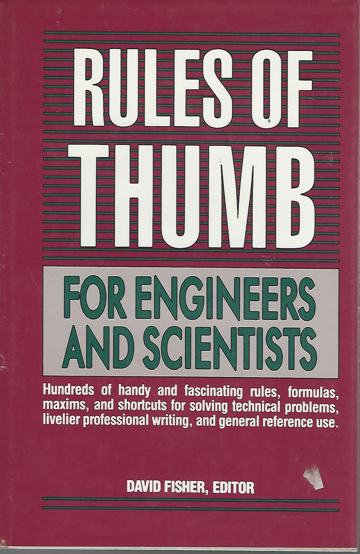 Rules of Thumb for Engineers and Scientists Business & Technology