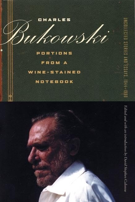 Portions from a Wine-Stained Notebook: Uncollected Stories and Essays, 1944-1990 Contemporary literature