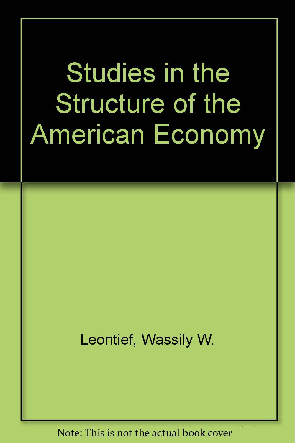 Studies in the Structure of the American Economy: Theoretical and Empirical Explorations in Input-Output Analysis Business, Finance & Career