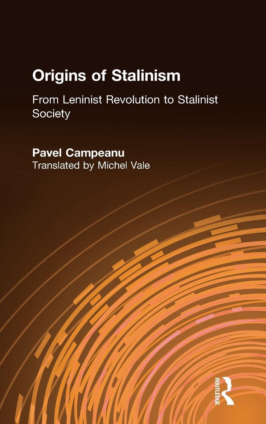 Origins of Stalinism Social Sciences