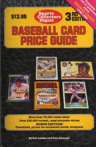 Baseball Card Price Guide book