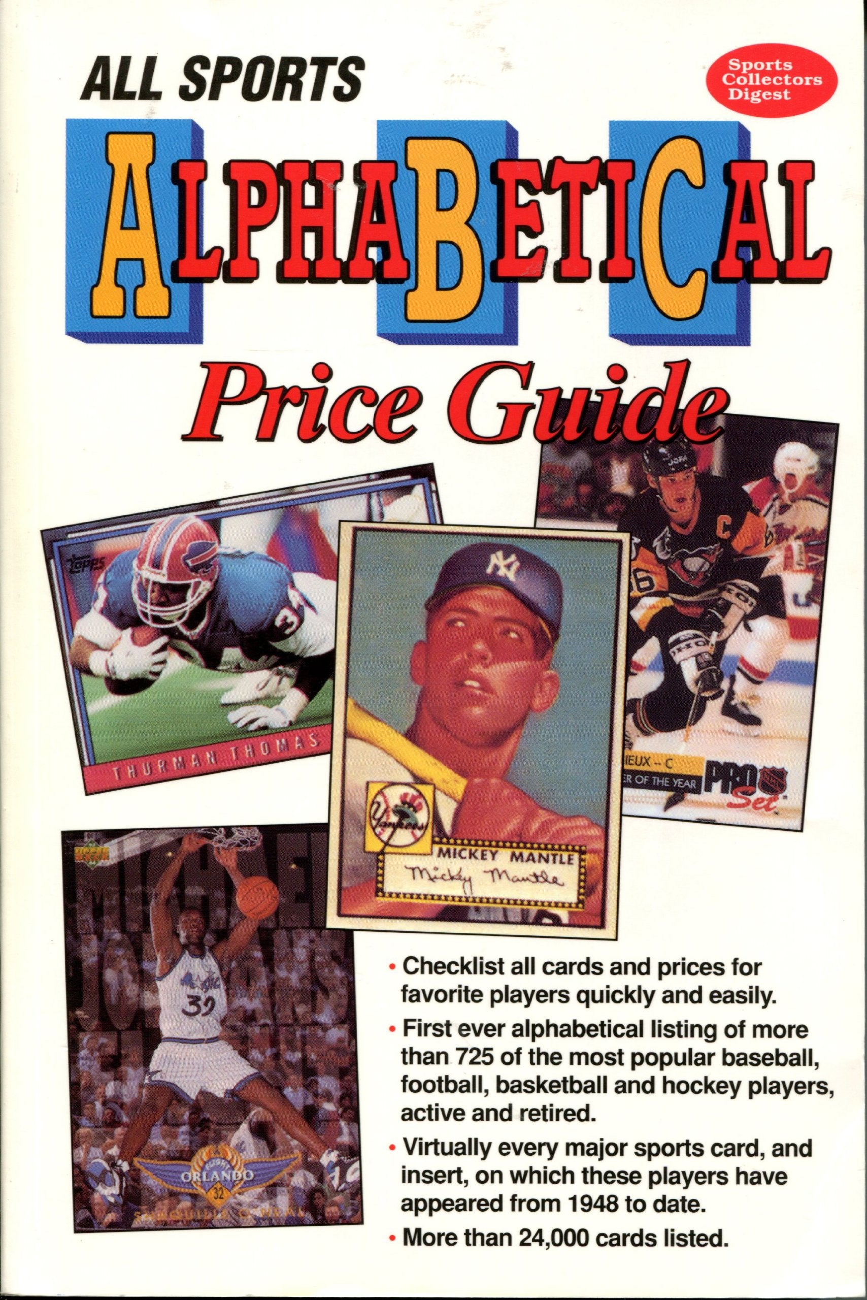 All Sport Alphabetical Price Guide Film, Art & Culture