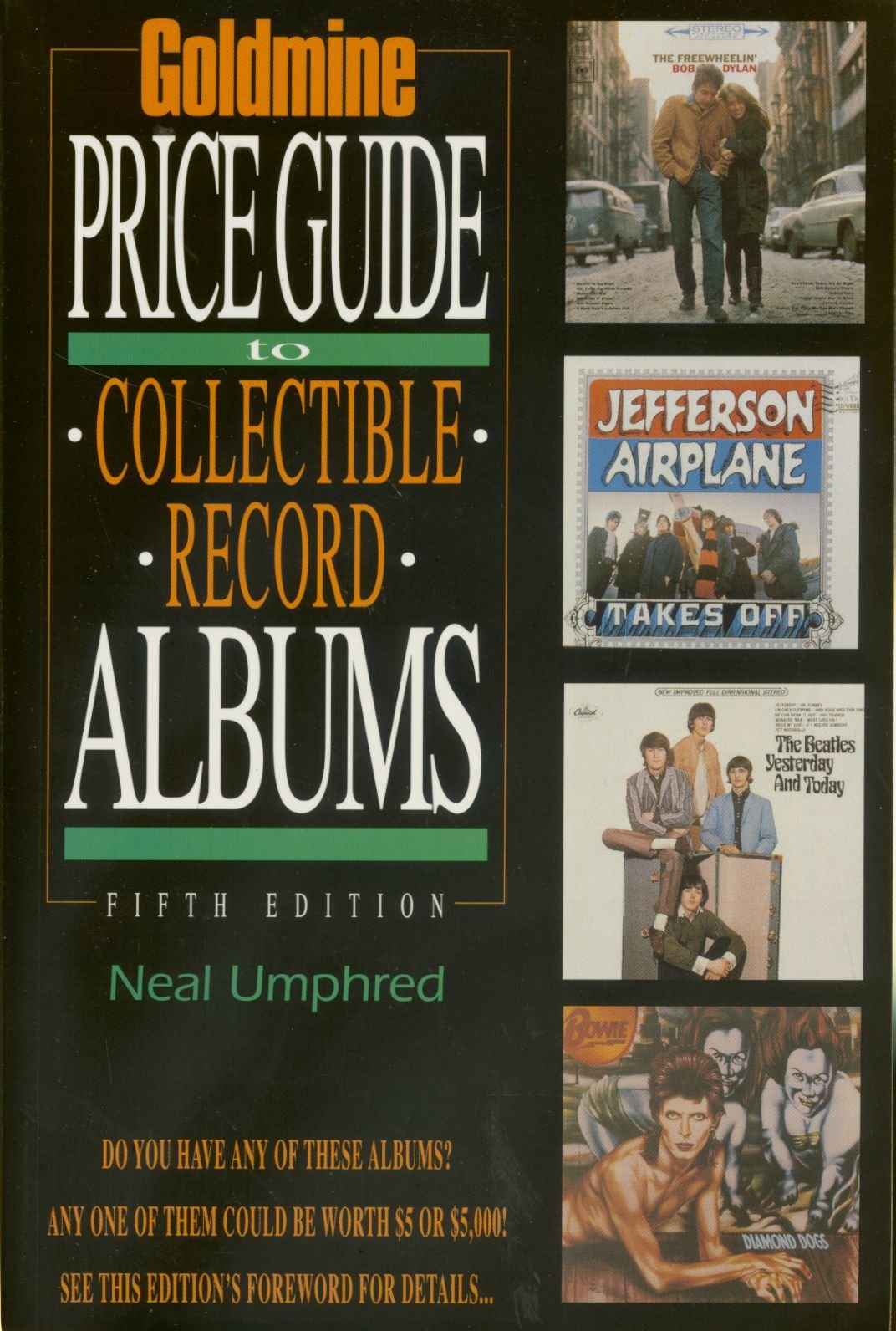 Goldmine's Price Guide to Collectible Record Albums (GOLDMINE RECORD ALBUM PRICE GUIDE) Sheet Music