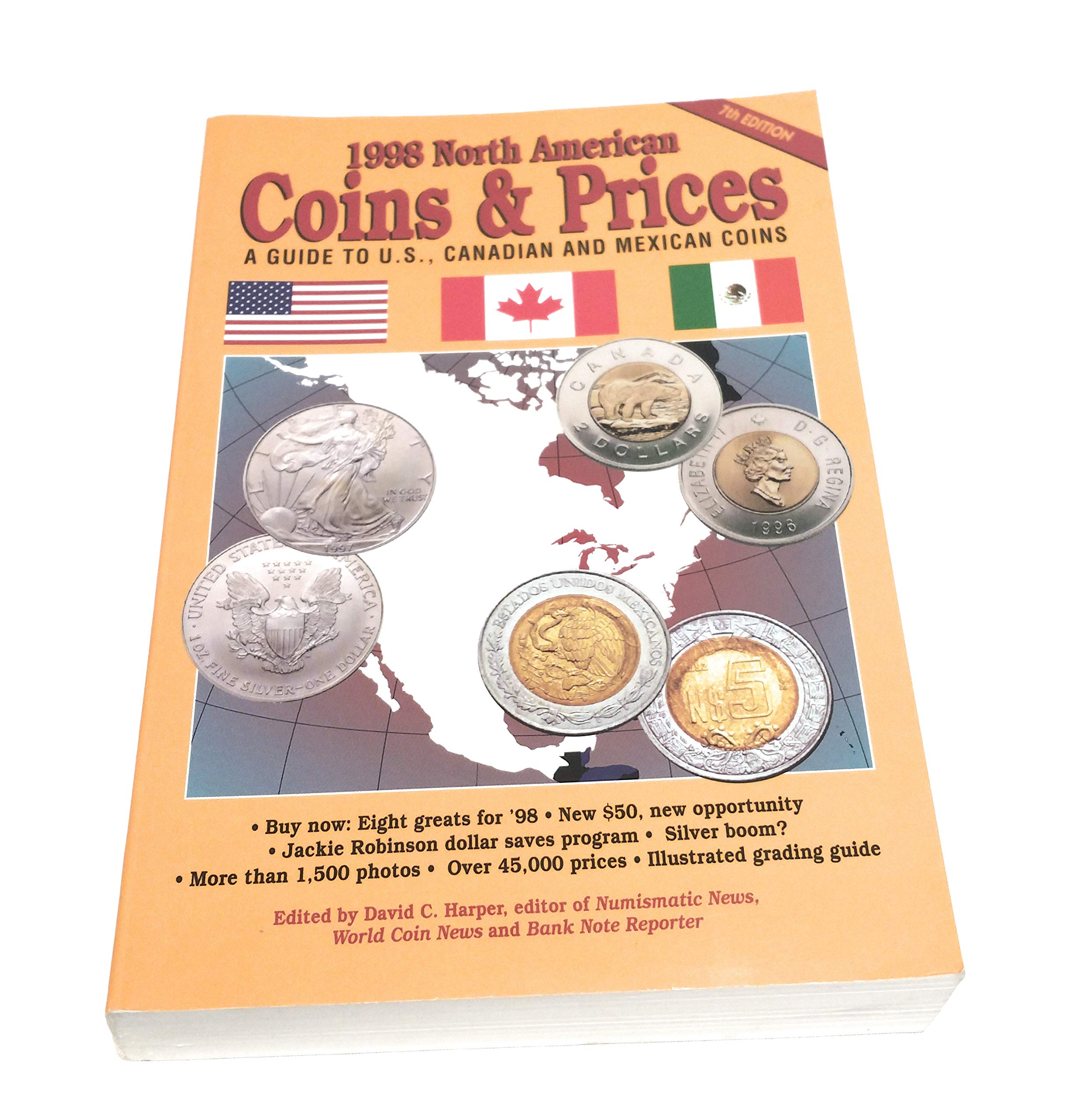 1998 North American Coins & Prices: A Guide to U.S., Canadian and Mexican Coins (NORTH AMERICAN COINS AND PRICES) Hobbies & Crafts