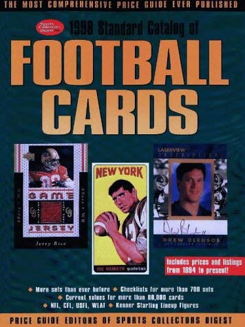 1998 Standard Catalog of Football Cards (Serial) Hobbies & Crafts