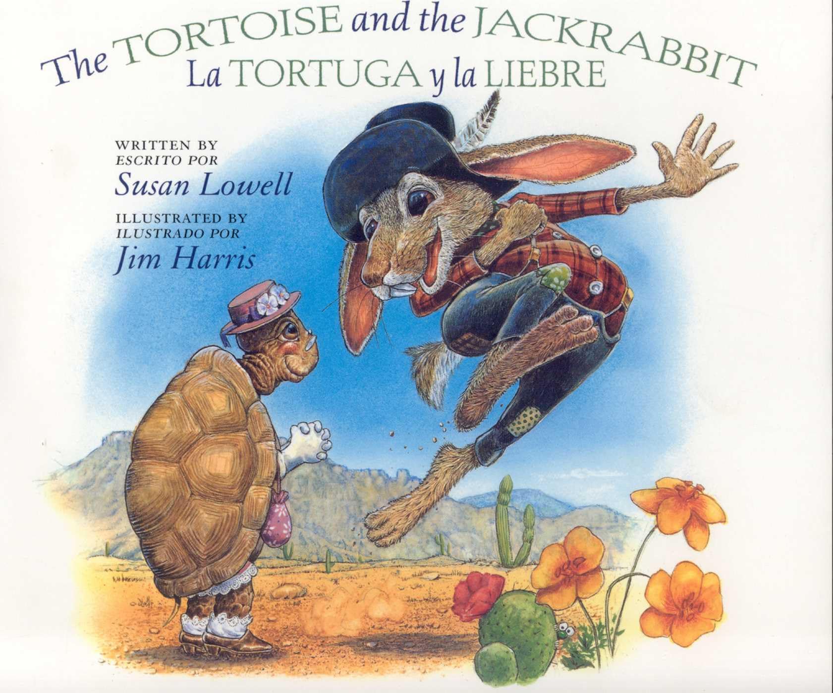 The Tortoise and the Jackrabbit / La Tortuga y la Liebre Foreign Languages ​​& Dictionaries