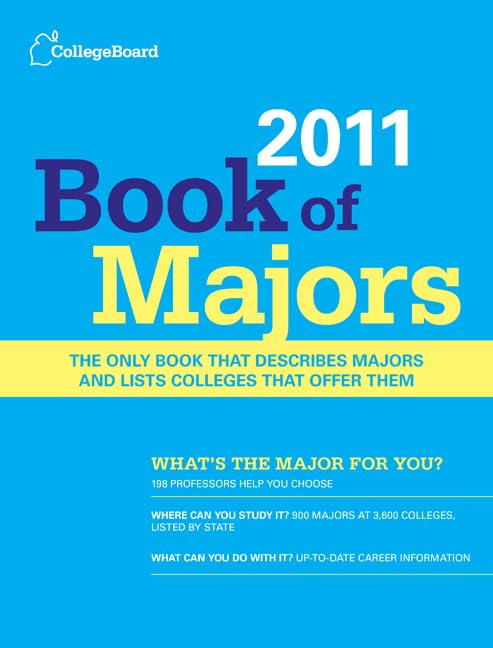 2011 Book of Majors (College Board Book of Majors) Study Guides