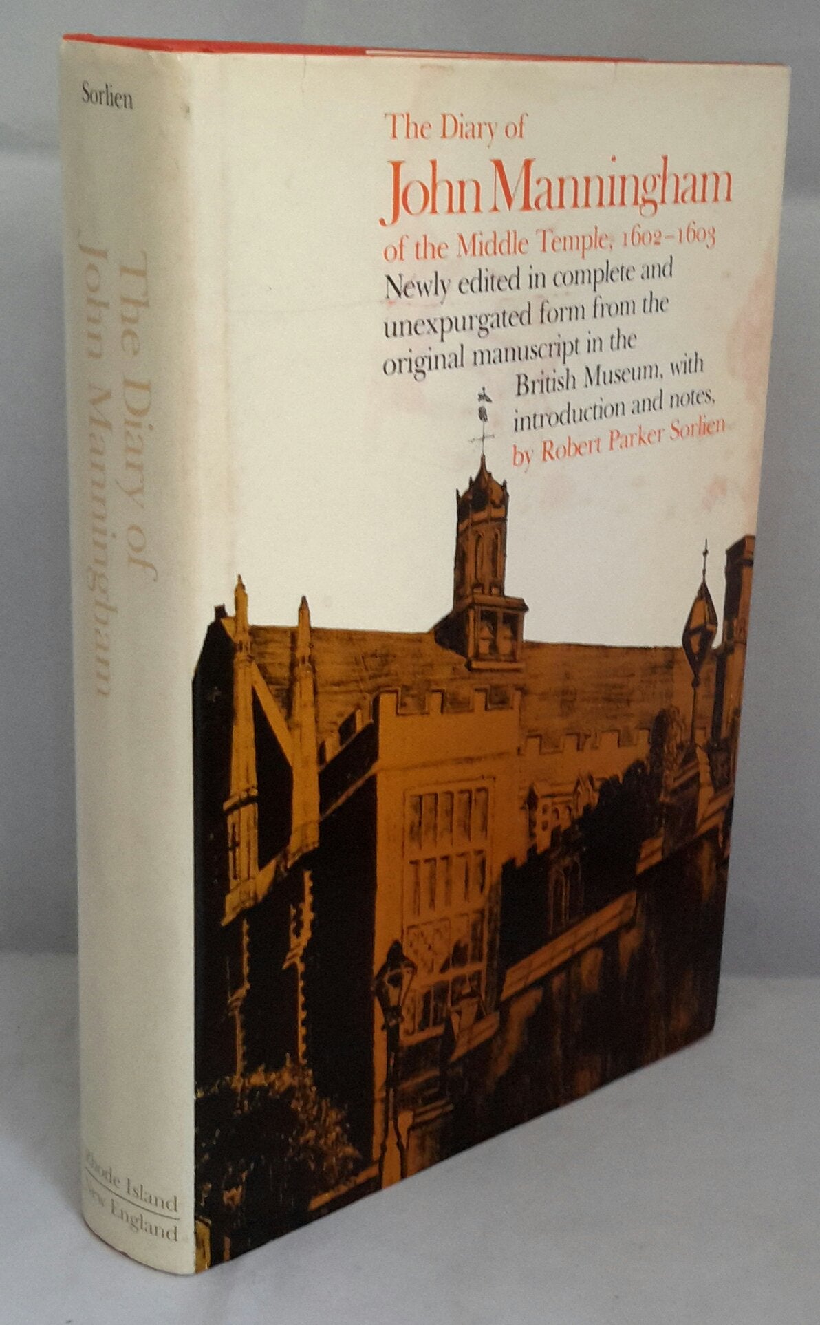 Diary of John Manningham of the Middle Temple, 1602-1603 book