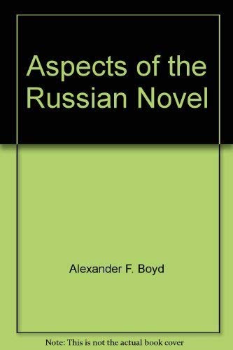 Aspects of the Russian novel, Books