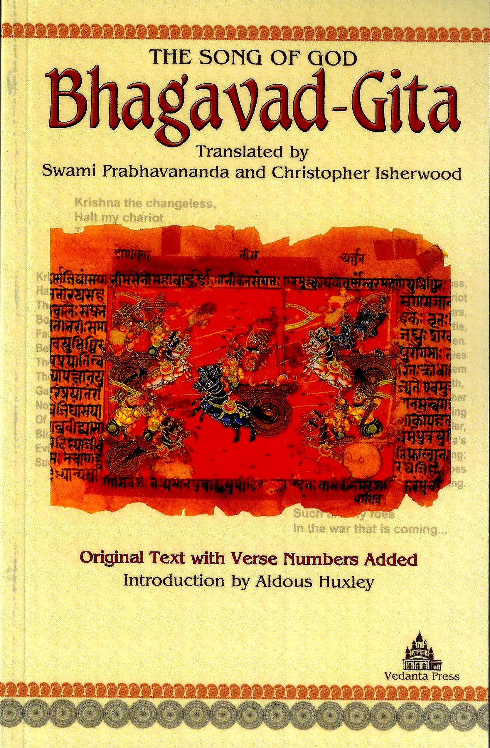Bhagavad-Gita The Song of God Religion & Esotericism