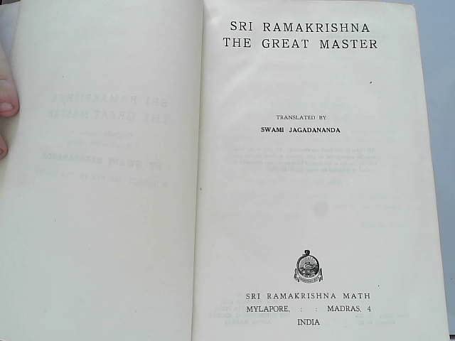 Product Image: Sri Ramakrishna, the Great Master