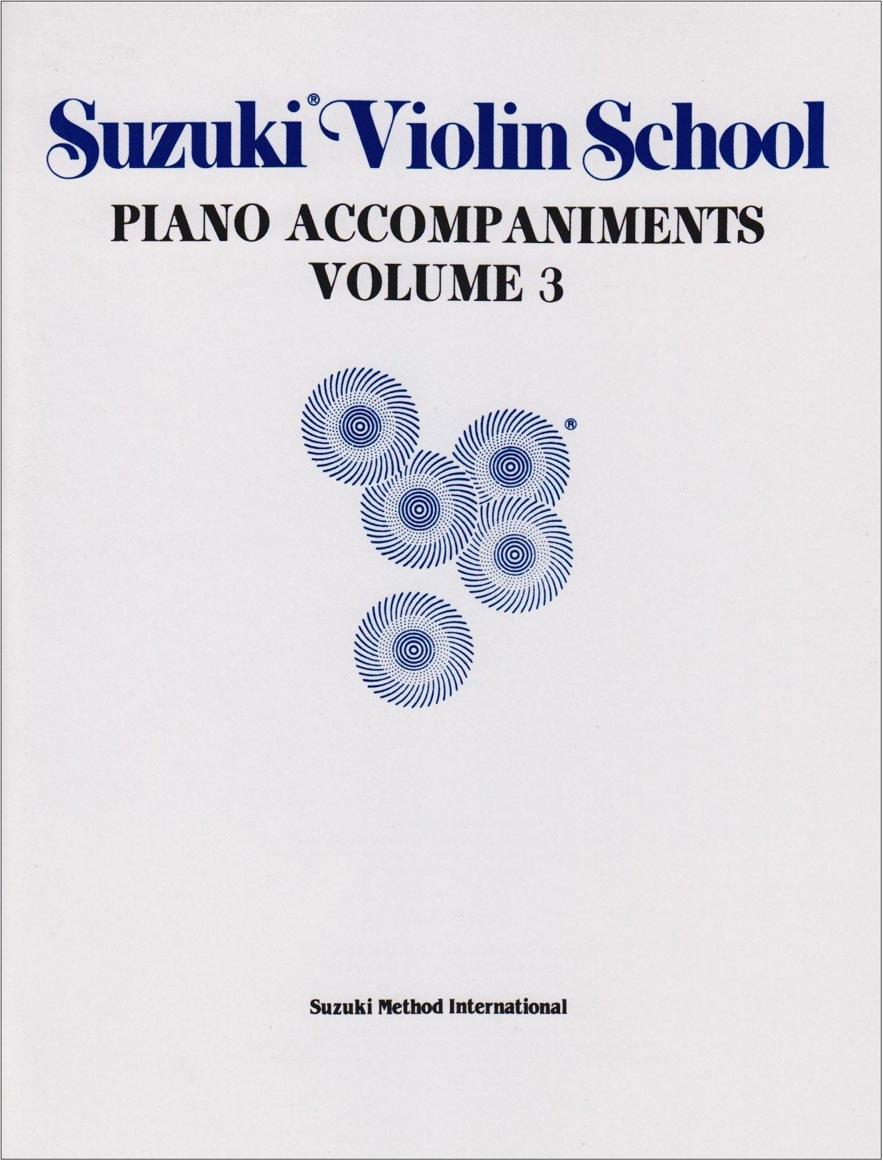 Suzuki Violin School Piano Accompaniment (3) Arts & Music