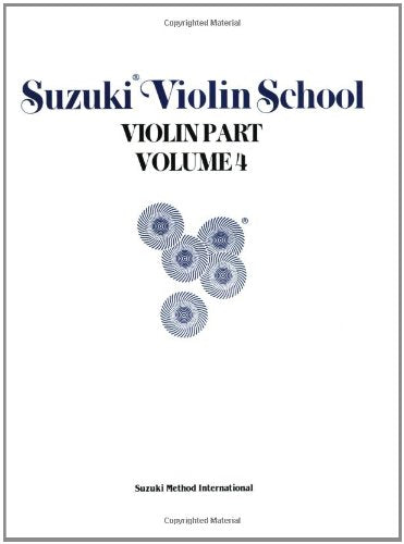 Suzuki Violin School: Violin Part (4) Arts & Music