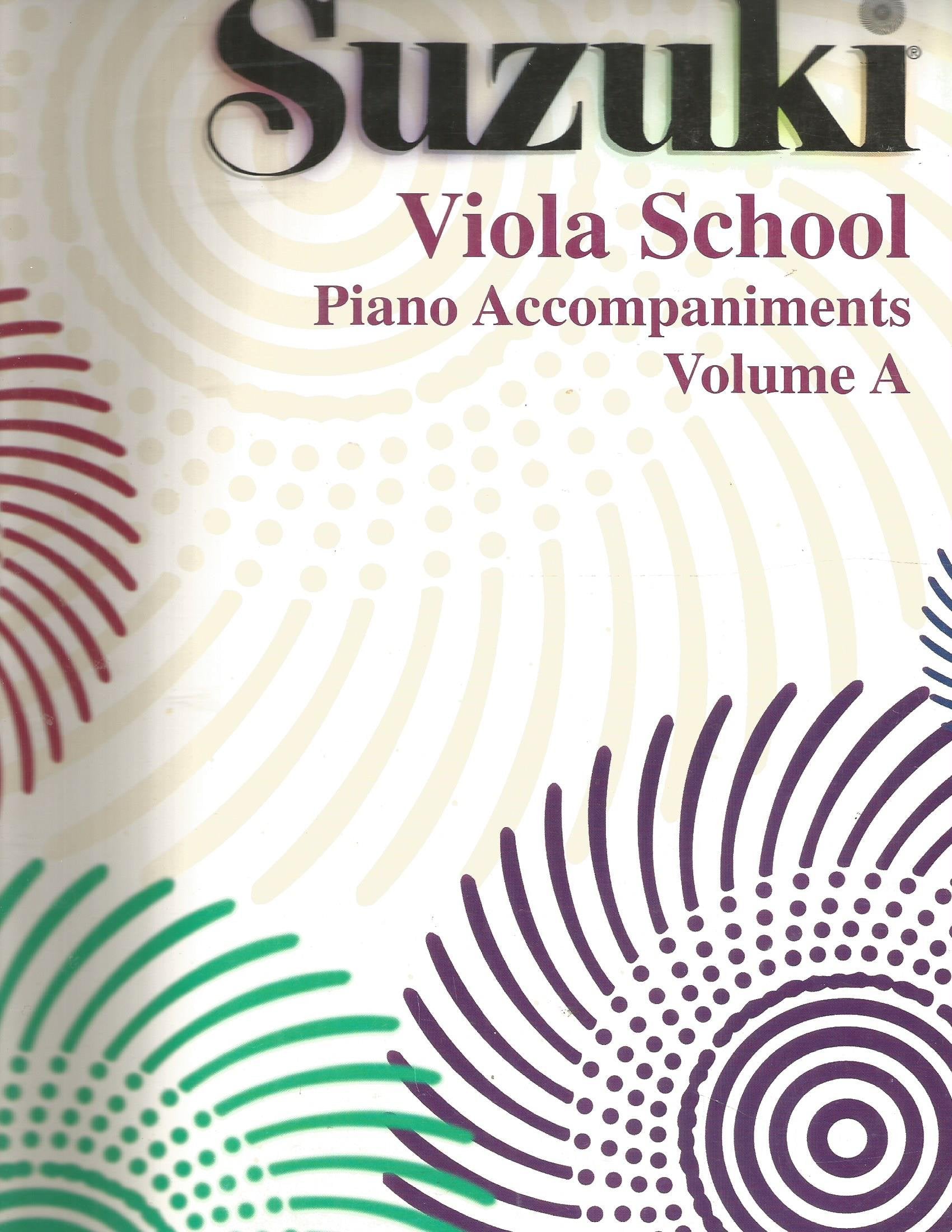 Suzuki Viola School, Piano Accompaniment book