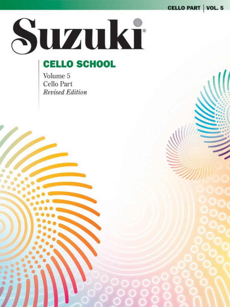 Suzuki Cello School Cello Part, Volume 5 (Revised) Sheet Music