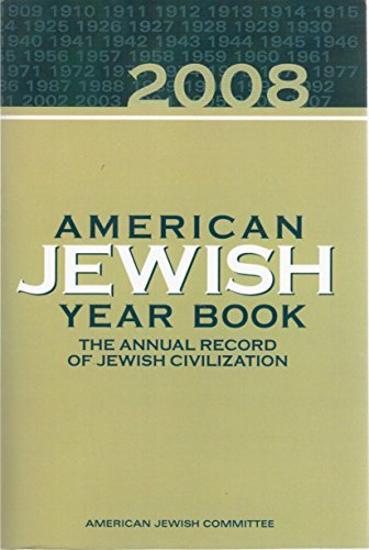 American Jewish Yearbook; 2008 Social Sciences