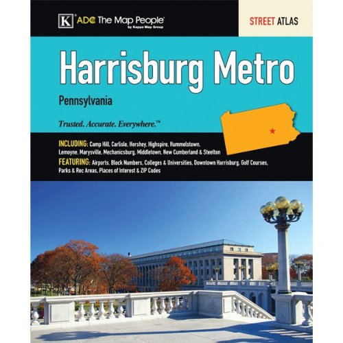 Harrisburg Pa Metro Atlas: Street Map Books