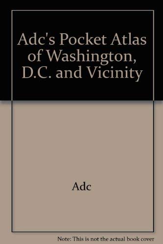 Adc Metro Washington, Dc Pocket Atlas book