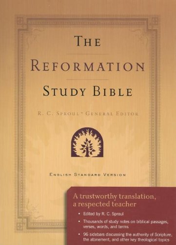 Holy Bible English Standard Version Reformation Study Bible - Burgundy, Genuine Leather Religion & Esotericism