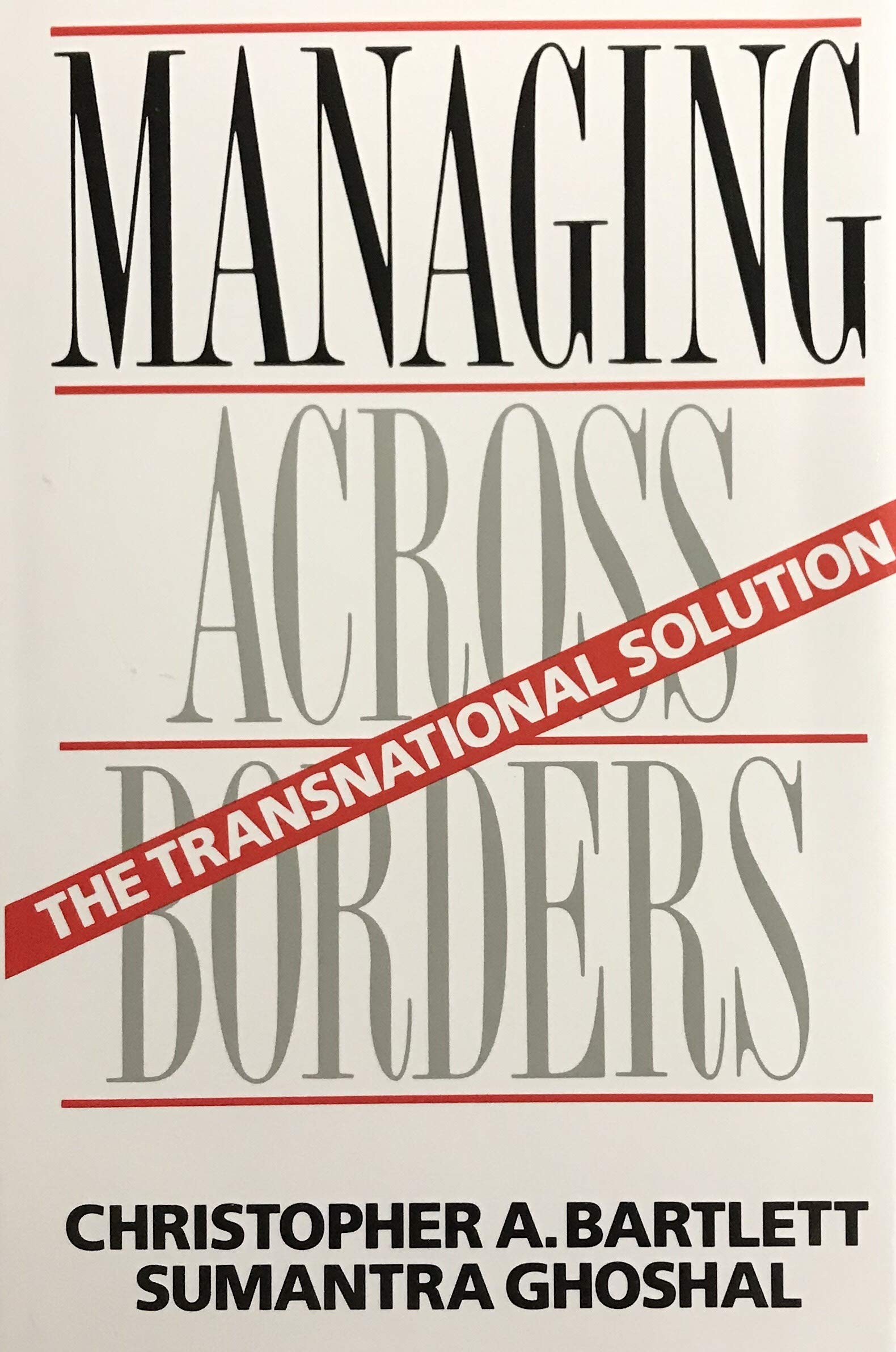 Managing across Borders Business, Finance & Career