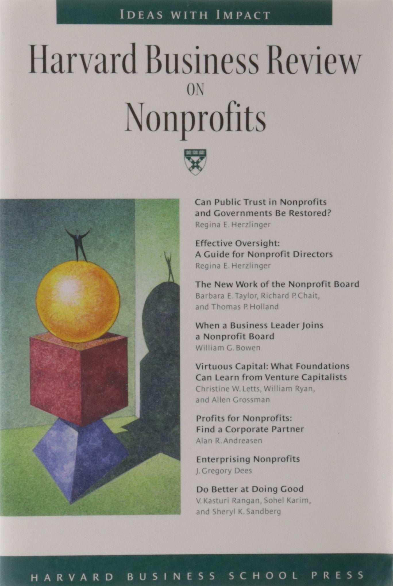 Harvard Business Review on Nonprofits (HARVARD BUSINESS REVIEW PAPERBACK SERIES) Classics
