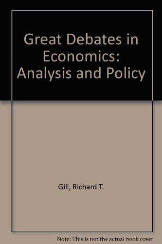 Analysis and Policy (v. 2) (Great Debates in Economics) Business, Finance & Career