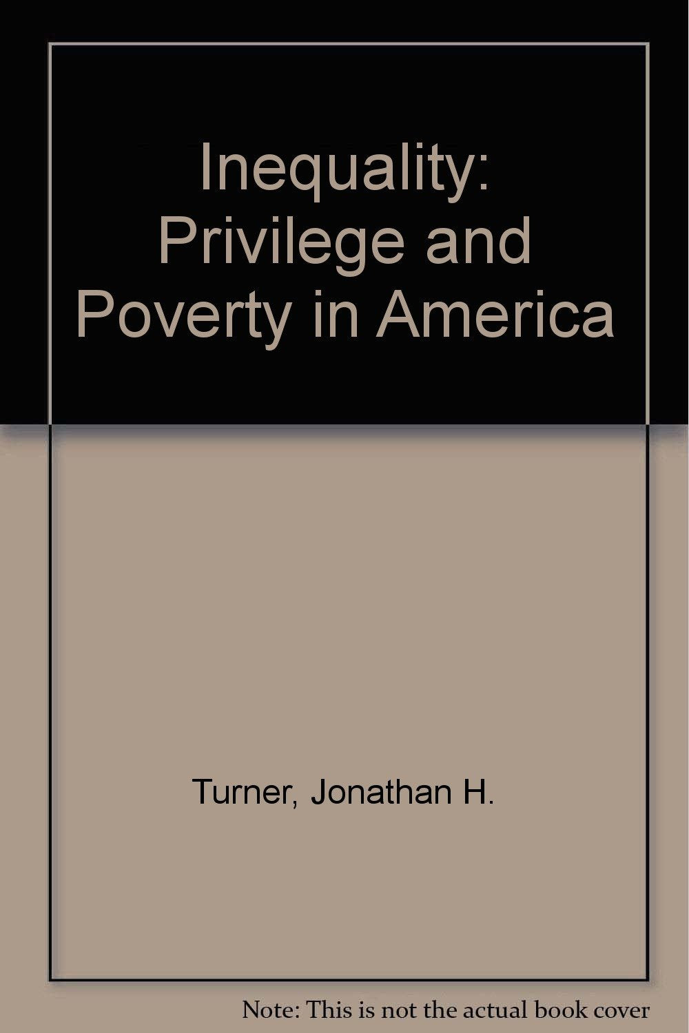 Product Image: Inequality: Privilege and Poverty in America