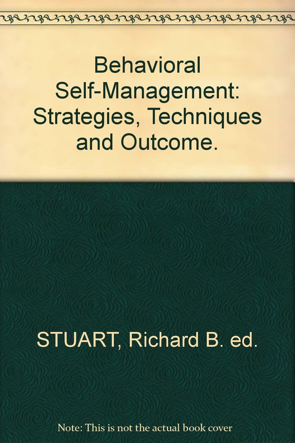 Product Image: Behavioral self-management: Strategies, techniques and outcomes