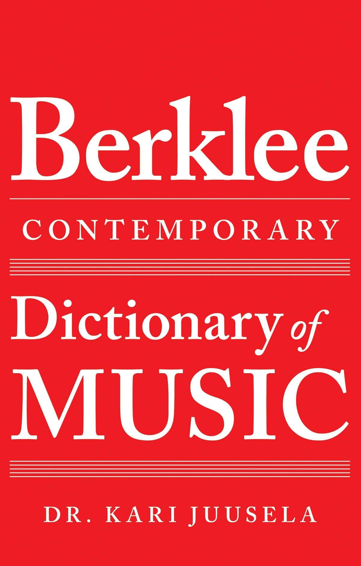 Berklee Contemporary Dictionary of Music book
